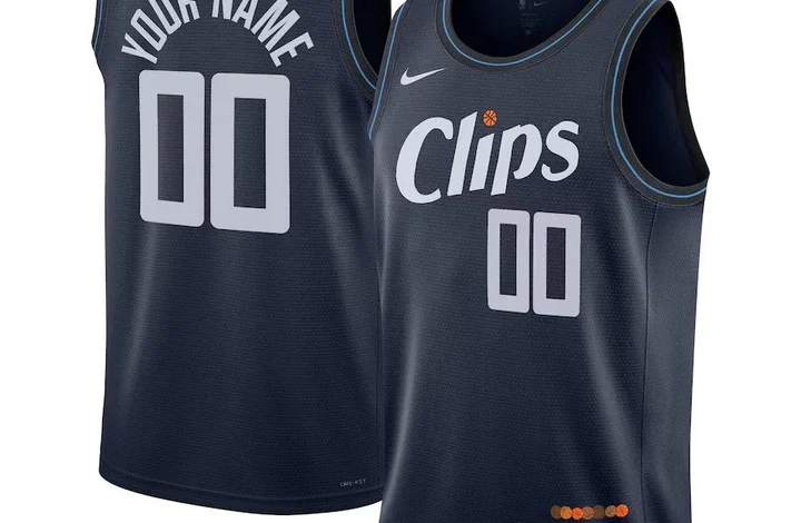 custom clippers jersey